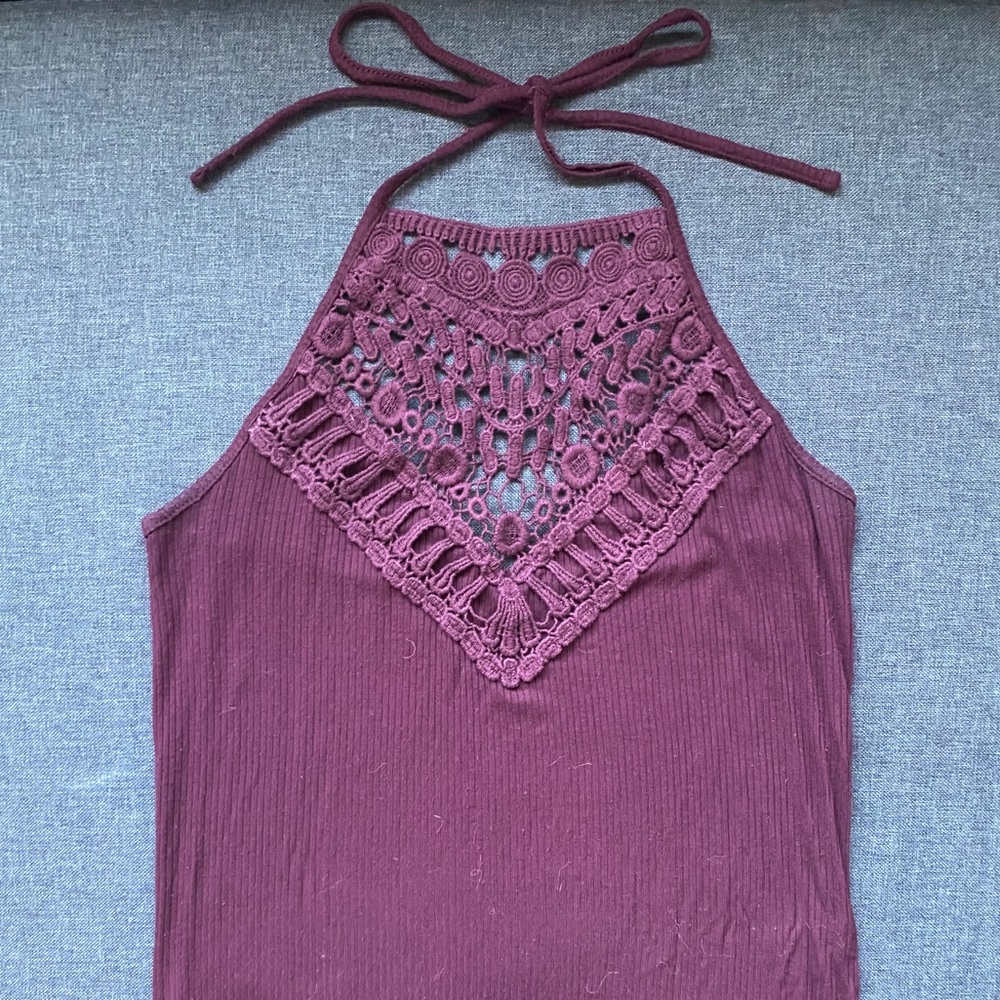 Halter top bodysuit